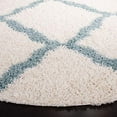 thumbnail image 4 of Safavieh Dallas Shag Ivory Shag Rug - Round 6', 4 of 4