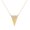 Yellow, variant on Triangle Mirage Pendant Necklace 18K Rose Gold over 925 Sterling Silver | Everyday Jewelry for Women, Birthday Gift for Her