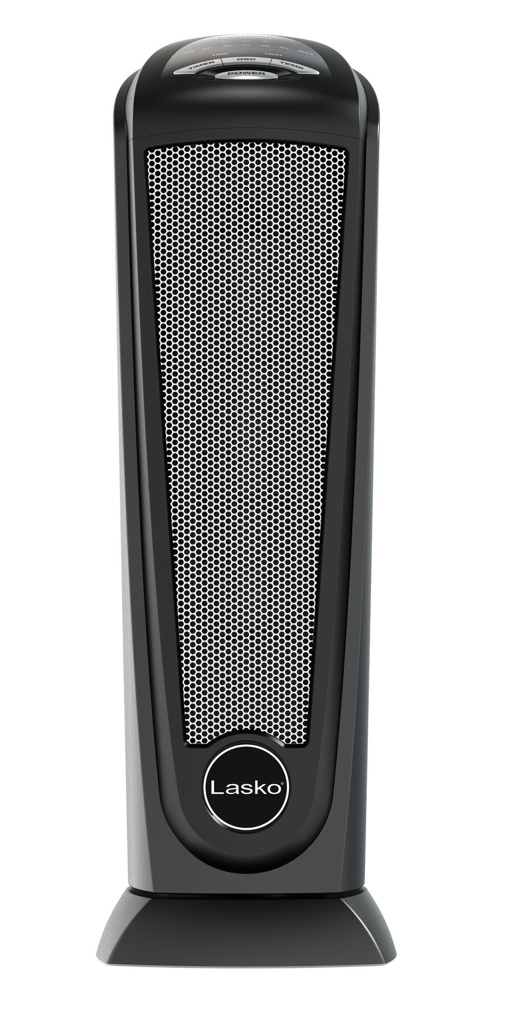 Lasko 22.5" 1500W Oscillating Ceramic Tower Space Heater with Remote, Black, CT22410, New - image 2 of 7