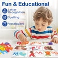 thumbnail image 5 of BenBen Alphabet Flash Cards for Toddlers 3-5 Years, Montessori ABC Learning Toys, Matching Puzzles, 5 of 9