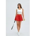 thumbnail image 2 of Pinspark Women's High Waisted Pleated Tennis Skirt Lightweight Active Golf Skort with Pockets Built-in Shorts for Pickleball Workout Running Casual Wear, 2 of 6