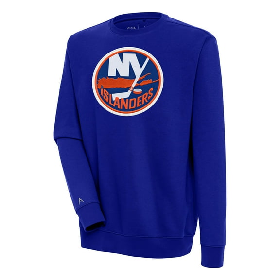 Men's Antigua  Royal New York Islanders Victory Pullover Sweatshirt