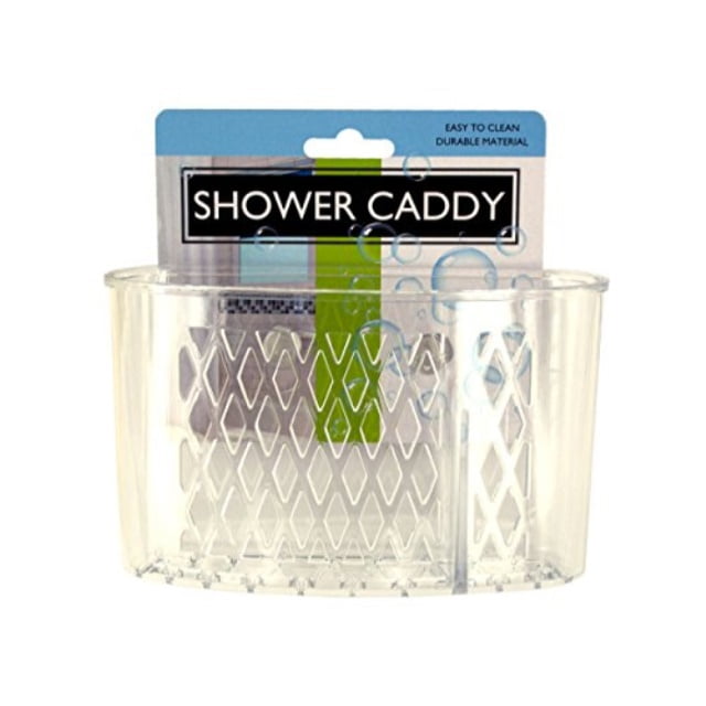 bulk buys transparent shower caddy with suction cups 96pk Walmart