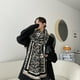 thumbnail image 3 of Chales pashmina grandes y bufandas para mujer Bufandas extra largas de cachemir negro suave JAMW Sencillez, 3 of 5