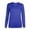 #930 Blue, variant on Felirenzacia Cotton Long Sleeve Tee Shirts for Women Slim Fit Pullover Basic Crewneck Tops