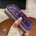 thumbnail image 4 of Luxury Shockproof Silicone Bumper Clear Phone Case For iPhone 15 14 13 12 11 Pro Max Lens Protection Transparent Cove, 4 of 5