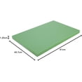 thumbnail image 2 of Tabla de cortar ALEGACY polietileno codificado de densidad media color verde medidas 45.7 × 61 × 1.27 cm ideal para evitar contaminación cruzada., 2 of 2