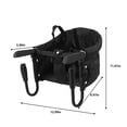 thumbnail image 2 of Hook On Chair, Portable Baby Feeding Seat Attached to Table - Clip On High Chair With Fold-Flat Storage Bag, Easy Clean Fast Table Seat for Home and Travel, Tight Fixing and Anti Drop Toddler Seat, 2 of 7
