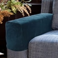 thumbnail image 2 of LOLIPPYY 2pcs Stretchable Polyester Couch Armrest Covers, Anti- Armchair and Sofa Arm Covers for Furniture, 2 of 7