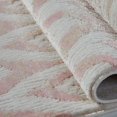 thumbnail image 6 of Ladole Rugs Bolivya Collection Geometric Soft Indoor Modern Area Rugs Carpet in Baby Pink, 3x10(2'7" x 9'10, 80cm x 300cm), 6 of 6
