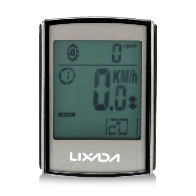 Lixada multifuncional 3-en-1 sin hilos del LCD ciclo de la bicicleta del ordenador con la cadencia m Lixada Medidor de velocidad de bicicleta