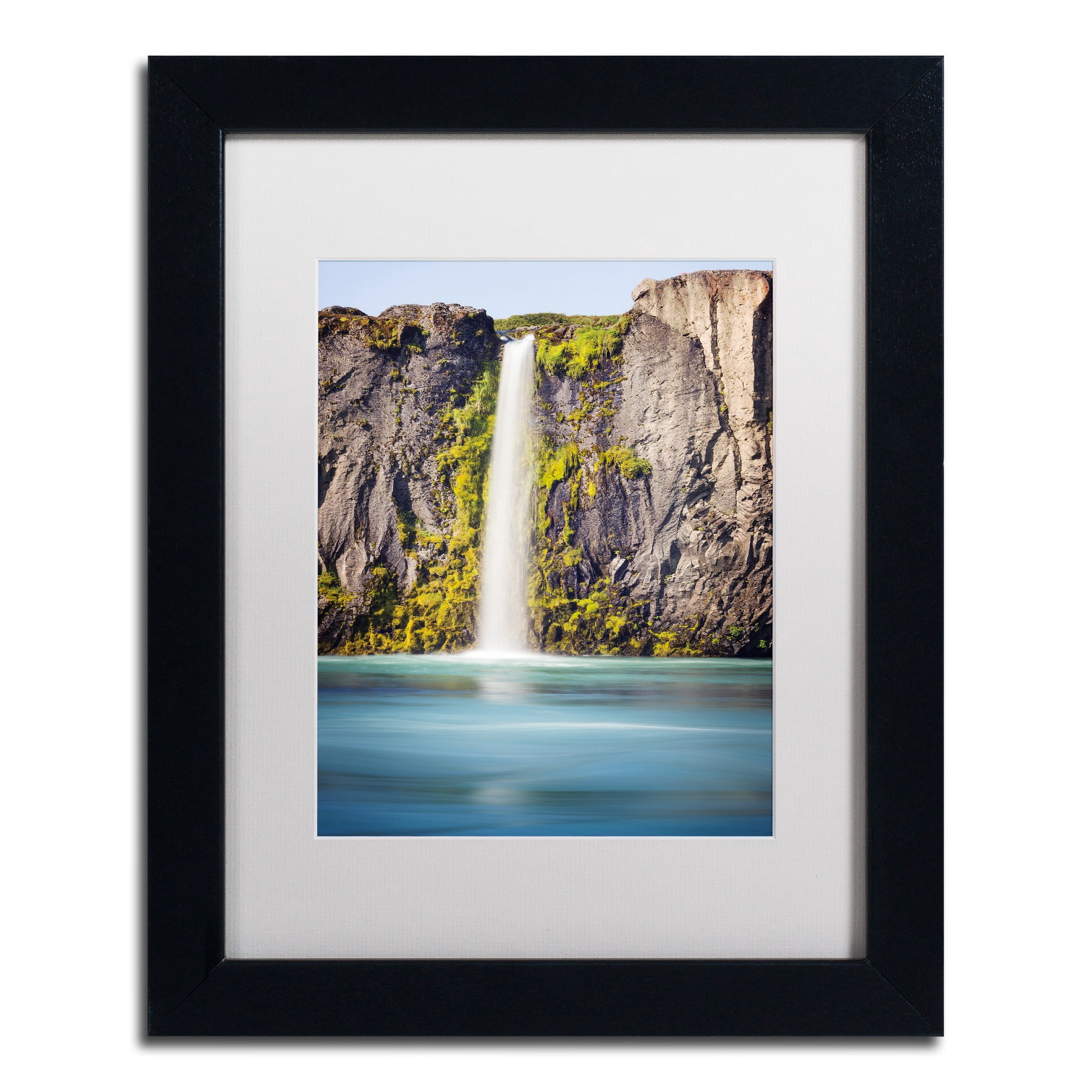 Trademark Fine Art 'Odessa' Canvas Art by Philippe Sainte-Laudy, White Matte, Black Frame
