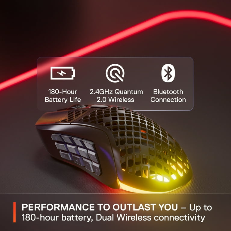 SteelSeries Aerox 9 Wireless Ultra Lightweight Gaming Mouse