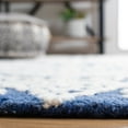 thumbnail image 6 of SAFAVIEH Blossom Asher Geometric Wool Runner Rug, Navy/Ivory, 2'3" x 8', 6 of 10