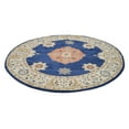 thumbnail image 2 of Rugsotic Carpets Hand Tufted Wool Eco-Friendly Area Rugs - 6'x6', Round, Blue Beige, Modern Contemporary Design, High Pile Handmade Anti Skid Rugs for Living Room, Bed Room (K00644), 2 of 6