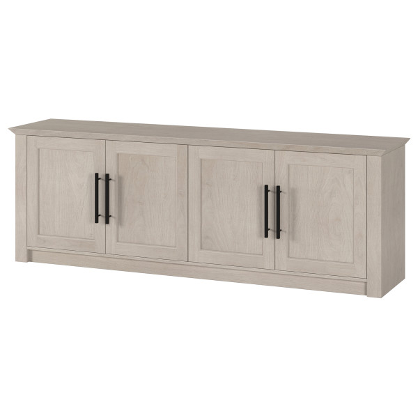 Thornwell Rectangular TV Stand for TV's up to 78" in Alder White