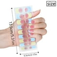 thumbnail image 3 of Semi Cured Gel Nails Stickers Full Wrap Nails Polish Strips French Gel Strips Gradient Wraps for Women, 3 of 8