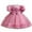 Pink-348, variant on Limited Time Savings,Girls' Summer Skirt, Sleeveless Lace Round-Neck, Embroidery Mesh, Princess Style, Beach/Party, Breathable Fabric, Casual Wear Sleek and Stylish|95%Polyester,5%Spandex,Hot Pink