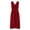 Red, variant on EINCcm Corset Sundress V-Neck Sexy Corset Midi Dress Wide Straps Elegant Slit Lace Up Dresses for Women