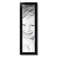 thumbnail image 2 of ArtToFrames 7" x 25" Satin Black Bull Nose Picture Frame, 7x25 inch Black Wood Poster Frame (WOM-1417), 2 of 7