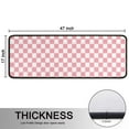 thumbnail image 5 of Kitchen Rugs Sets Of 2,Pink and White Checkerboard Pattern Anti Fatigue Kitchen Mat Rugs Non Slip Washable,Decorative Kitchen Floor Mats for Kitchen,Sink,Laundry,17"x47"+17"x47", 5 of 5