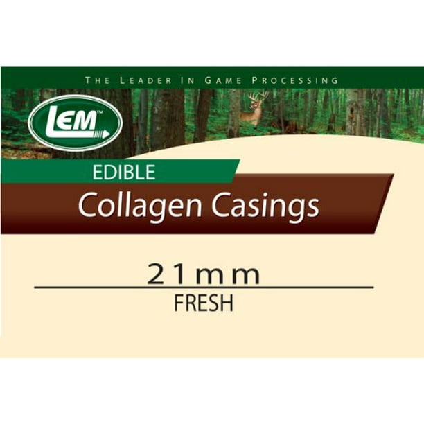 LEM Products Fresh Clear Edible Collagen Casing (21mm)