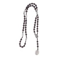 thumbnail image 2 of Artículo religioso, collar de rosario católico, collar de plata de la Virgen María, collar de rosario, diseño fácil de usar, 2 of 14