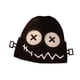 thumbnail image 1 of Gorro de punto de invierno, portátil, decorativo, elegante y holgado para mujer Negro, 1 of 7
