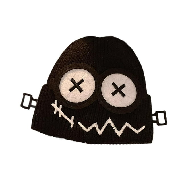Gorro de de invierno, gorro, cómodo, decorativo, moderno, suave y cálido. Negro