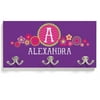 Personalized Pretty Flowers Coat Hanger