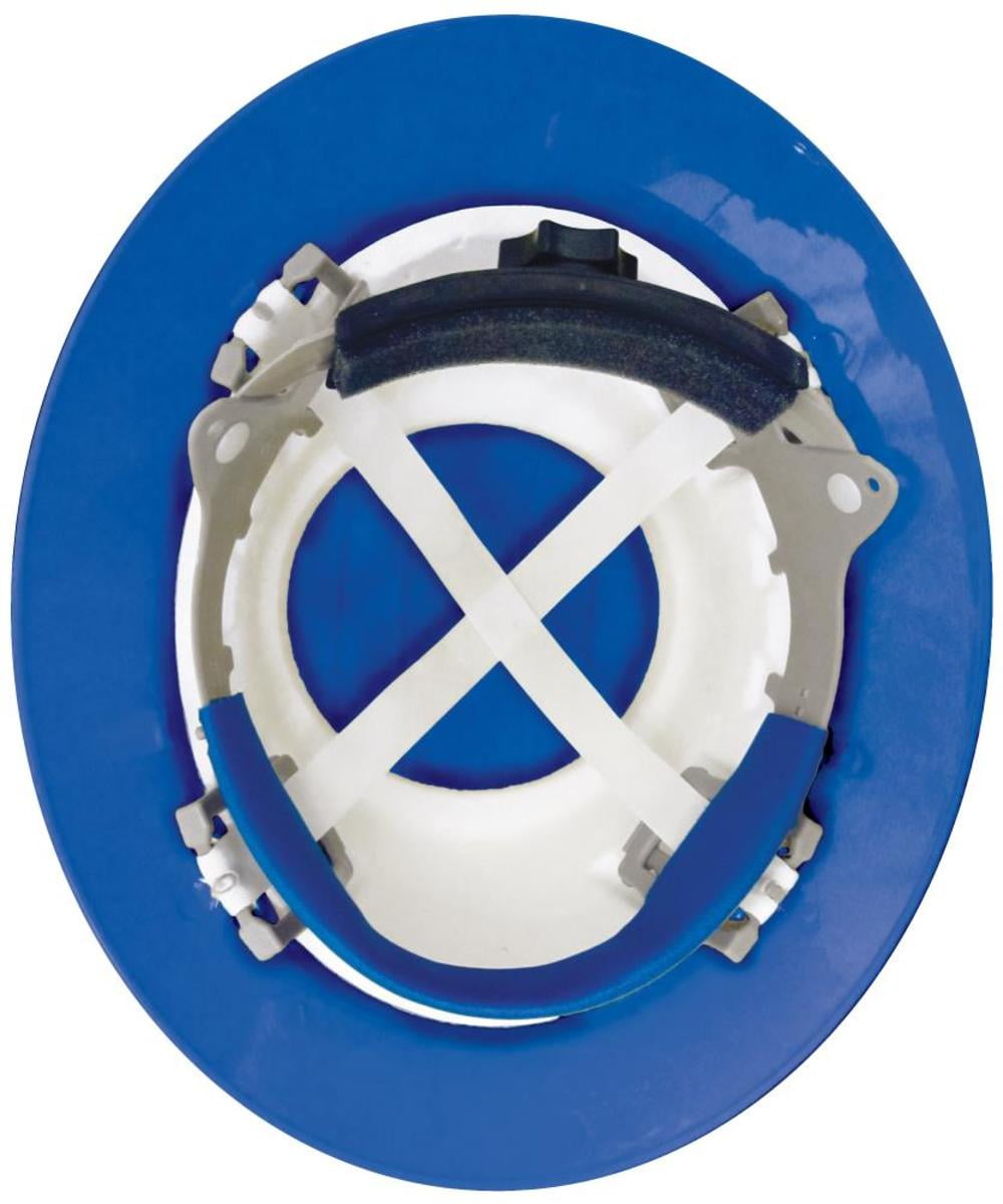 Hard Hat, Americana 360(R), Polyethylene, 4 Point Ratchet, Type 2, Class E, Blue