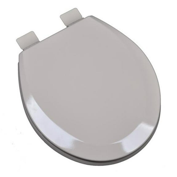 Plumbing Technologies 1F1R5-30 Premium Molded Round Wood Toilet Seat- Fawn Beige