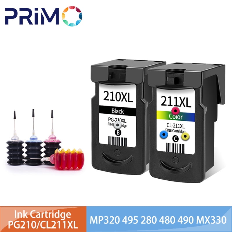 PG-210XL CL-211XL Refillable Ink Cartridge for Canon 210 211 XL IP2700 ...