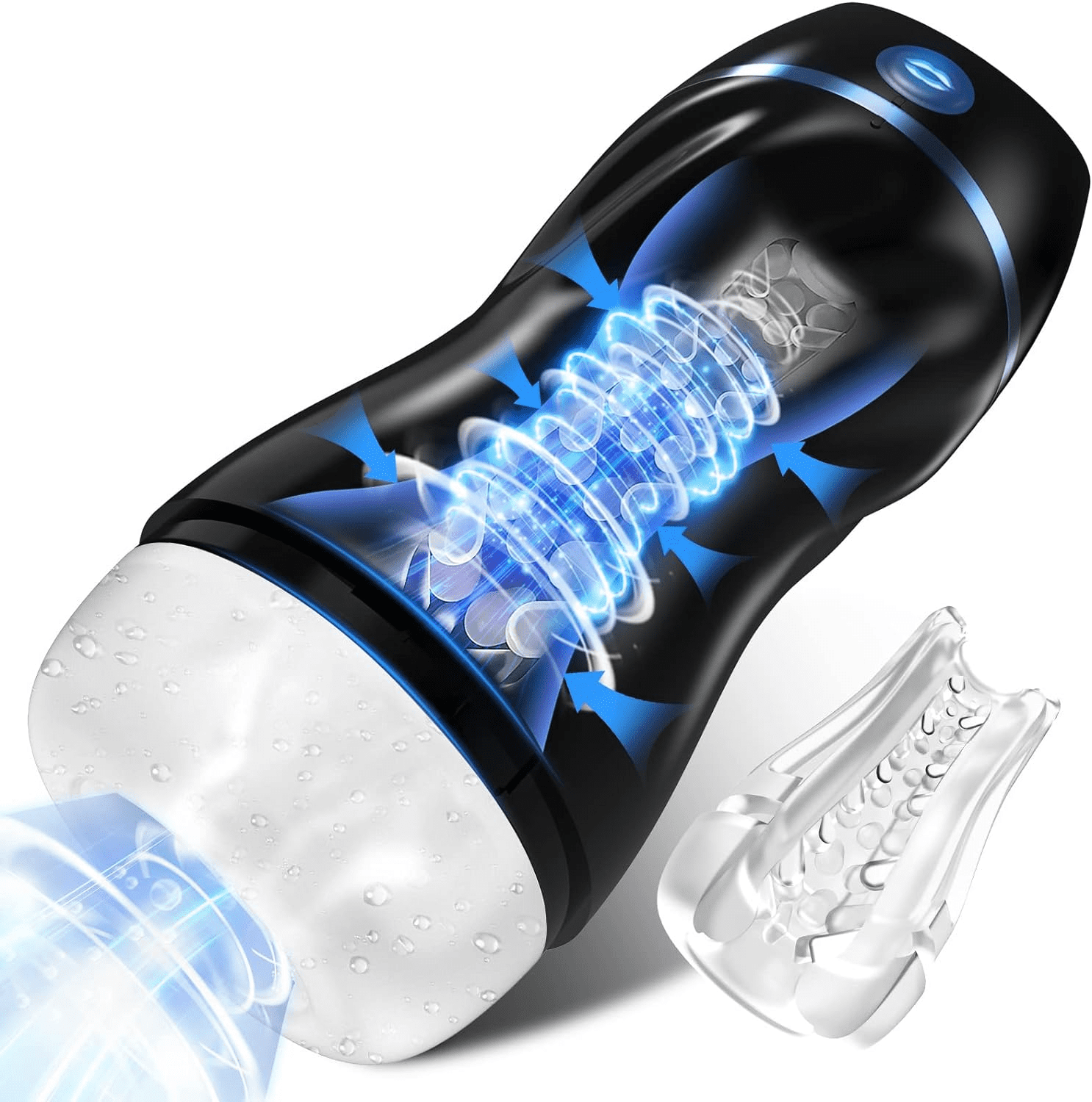 water filled male masturbator Amazon.com: Water Spa Massager Electric Penis Pump main image 1