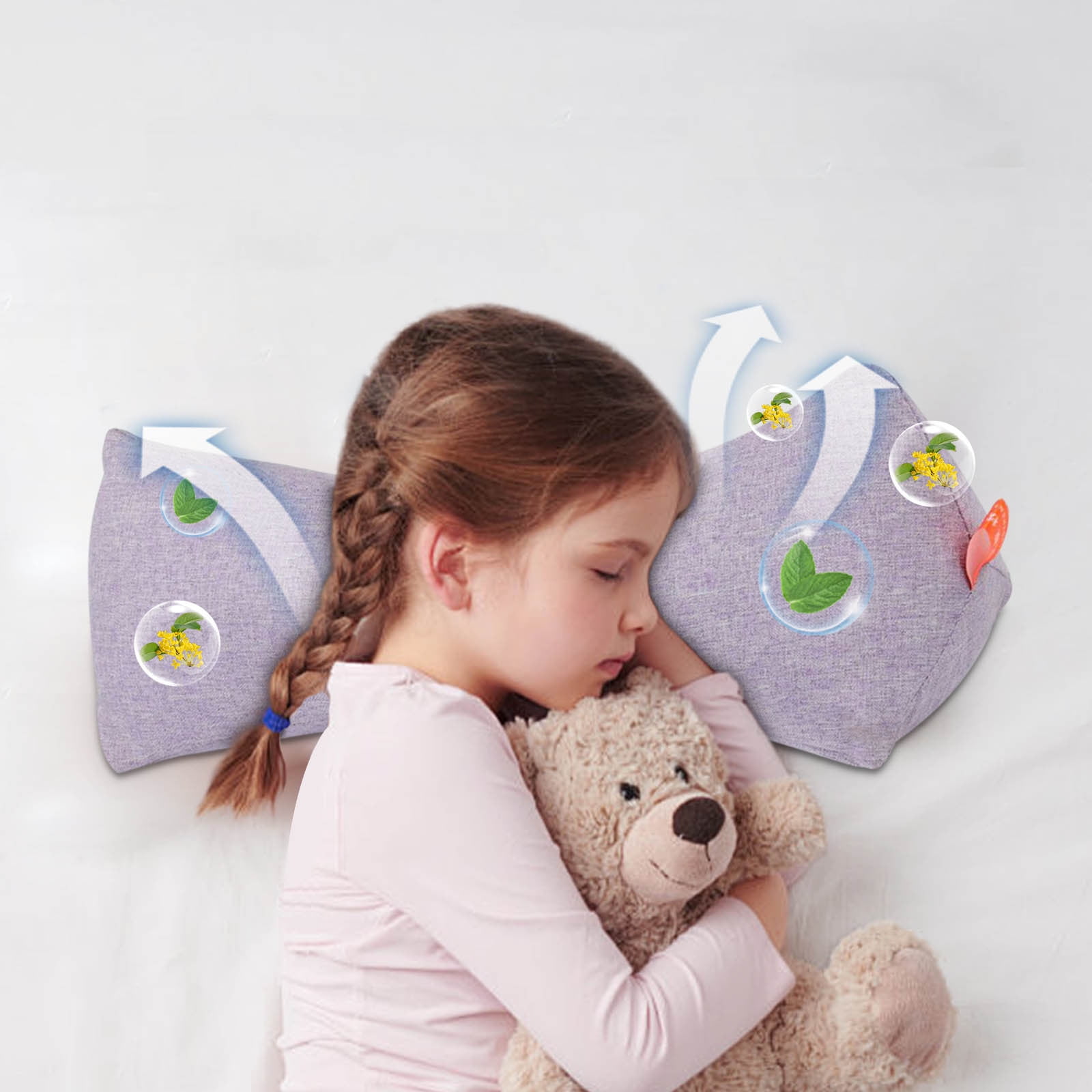 kchsji Organic Buckwheat Neck Pillow - Adjustable Cervical Support Pillow - Orthopedic Design for Neck Pain Relief & Better Sleep