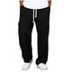 thumbnail image 1 of Ceisia Men's All-Season Solid Color Workwear Gift Pants - Elastic Waist Drawstring Pocket Oversized Comfort Pants, 1 of 8