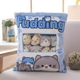 thumbnail image 5 of Girls Gifts Creative Gifts Nap Candy Bag Stuffed Toy Dinosaur Sakura Bunny Corgi A Plushie Bag Pudding Toys Plush Pillow Bag of Plush Toy Throw Pillow KITTEN, 5 of 8