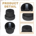 thumbnail image 3 of Uxcell 30 Pcs 18mm Tapa de botella de plástico de reemplazo con tapón interno para aceite esencial, 3 of 7