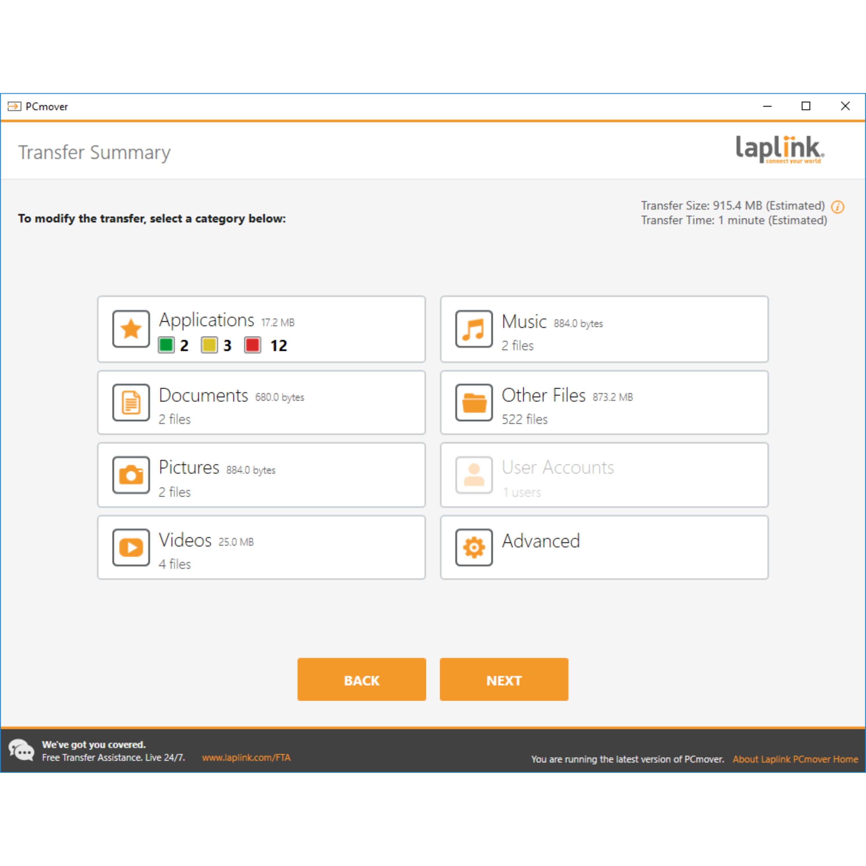 Laplink PCmover Home 11 - 1 Use [Digital Download]