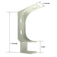 thumbnail image 2 of ALEKO Support de Plafond pour Auvent Rétractable - Blanc, 2 of 3