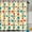 Mid Century Fifties Modern Atomic Retro Colors, variant on Shower Curtain Mid Century Fifties Modern Atomic Retro Colors Luxurious Graphic Print Polyester Fabric Bathroom Decor Sets with Hooks 72 X 72 Inches