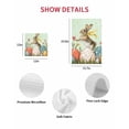 thumbnail image 7 of Easter Bunny Eggs Kitchen Dish Towels for Drying Dishes Set of 2, Spring Tulip Flowers Leaves Rustic Green Waffle Weave Microfiber Hand Tea Bathroom Towels Quick Dry & Absorbent Towel 12x12, 7 of 7