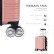 thumbnail image 5 of Set de 4 Maletas Compass Montevideo Color Rosa con Ruedas 360°, 5 of 8
