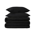 thumbnail image 2 of Superior Egyptian Cotton 530 Thread Count Duvet Cover Set, Twin/Twin XL, Black, 2 of 7