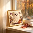 thumbnail image 5 of Halloween Pearl Art DIY Kit Cute Ghost Pearl Painting Set Plastic Complete Kit & For All Ages for Fall Home Decor Wall Art Beginner Crafts & Seasonal Party Gifts by MPOISVA, 5 of 10