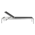 thumbnail image 7 of Shore 3 Piece Outdoor Patio Aluminum Set, Silver White, 7 of 7