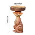 thumbnail image 3 of Estatua de baño de pájaros para jardín al aire libre, manualidades Retro para el hogar, patio de resina, comedero para pájaros, baño para pájaros Cola estatua de baño de pájaro, 3 of 8