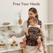Momcozy Baby Carrier for Infant to Toddler, Ergonomic, Comfortable and Lightweight, Suitable for Babies 7-44 lbs, Easy to Wear, Hands Free, Enhanced Lumbar Support