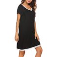 thumbnail image 5 of Gunia Women Hight Sleeve Maternity Dress For Daily Baby Waist Maternity Shower Wearing Soft, 5 of 9