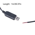 thumbnail image 3 of USB Power Supply Cable 2Pin USB2.0 Male Plug Wire Connectors Data Charging Extension Cable, 3 of 8
